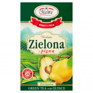 Malwa Exclusive Herbata zielona z pigwą 30 g (20 x 1,5 g)