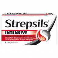 Strepsils Intensive Tabletki do ssania 8 sztuk