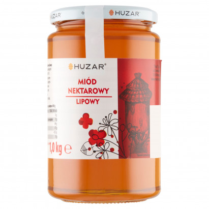 Huzar Miód nektarowy lipowy 1,0 kg