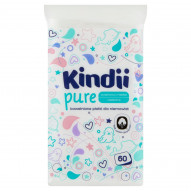 Kindii Pure Bawełniane płatki dla niemowląt 60 sztuk