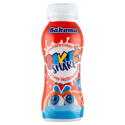 Bakoma Bakuś Shake o smaku truskawkowym 230 g