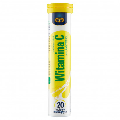 Krüger Suplement diety witamina C smak cytrynowy 84 g (20 sztuk)