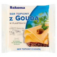 Bakoma Ser topiony z goudą w plastrach 130 g (7 sztuk)