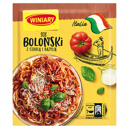 Winiary Italia Sos boloński z cebulą i bazylią 46 g