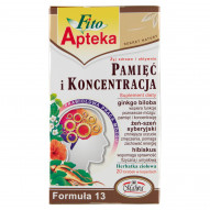 Fito Apteka Suplement diety herbatka ziołowa pamięć i koncentracja 40 g (20 x 2 g)