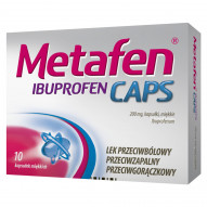 Metafen Ibuprofen 200mg x 10 kaps powl. /display x 6/