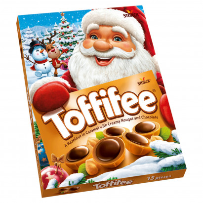 Toffifee Orzech laskowy w karmelu kremie orzechowym i czekoladzie 250 g (2 x 125 g)