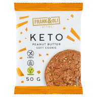 Frank&Oli Ciasteczko keto z pastą orzechową i nasionami szałwii hiszpańskiej 50 g