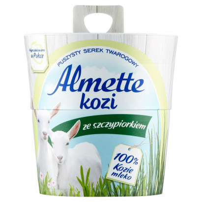 Almette Kozi Puszysty serek twarogowy ze szczypiorkiem 135 g