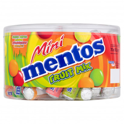 Mentos Mini Fruit Mix Cukierki do żucia 70 x 10,5 g