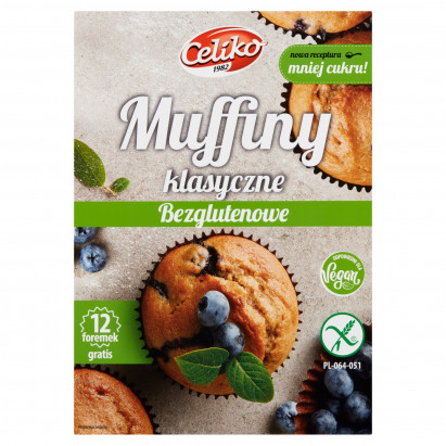Celiko Muffiny klasyczne bezglutenowe 280 g