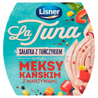 Lisner La Tuna Sałatka z tuńczykiem w stylu meksykańskim z warzywami 160 g