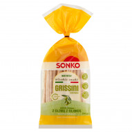 Sonko Grissini Torinesi Paluszki chlebowe z oliwą z oliwek 200 g