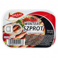 Graal Winter Szprot w sosie pomidorowym 110 g