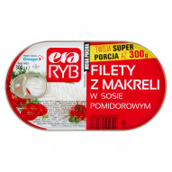 Era Ryb Filety z makreli w sosie pomidorowym 300 g