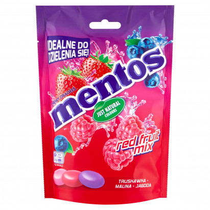 Mentos Red Fruit Mix Cukierki do żucia 160 g