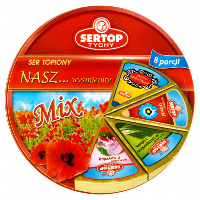 Sertop Tychy Nasz... wyśmienity Mix Ser topiony 140 g (8 x 17,5 g)