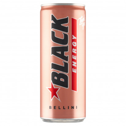 Black Energy Bellini Gazowany napój energetyzujący 250 ml