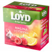 Loyd Herbatka ziołowo-owocowa aromatyzowana o smaku maliny i cytryny 40 g (20 x 2 g)