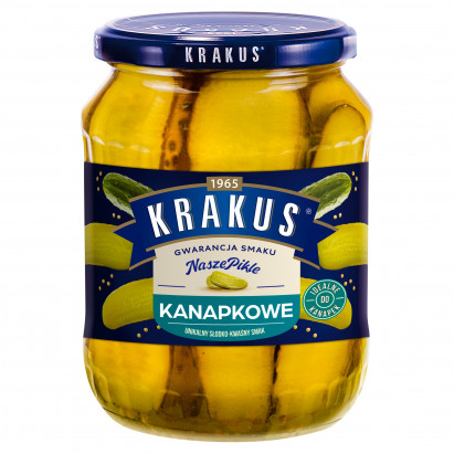 Krakus Ogórki konserwowe kanapkowe 670 g