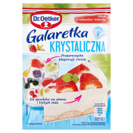 Dr. Oetker Galaretka krystaliczna smak truskawka-wanilia 72 g