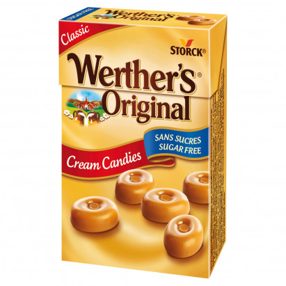 Werther's Original Cukierki śmietankowe bez cukru 42 g