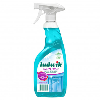  Ludwik Active Foam Floral Violet Płyn do mycia kabin prysznicowych 600 ml