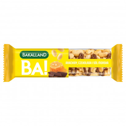 Bakalland Ba! Baton arachidy czekolada i sól morska 30 g