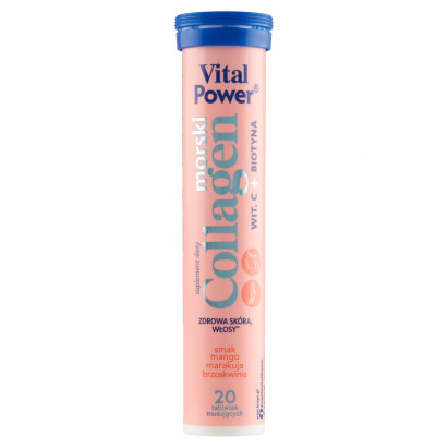 Vital Power Suplement diety morski collagen wit. C + biotyna 84 g (20 sztuk)