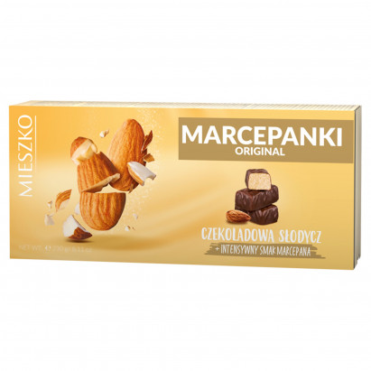 Mieszko Marcepanki Original Czekoladka z marcepanem 230 g