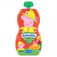BoboVita Świnka Peppa Mus morele z jabłkiem i gruszką po 6 miesiącu 100 g
