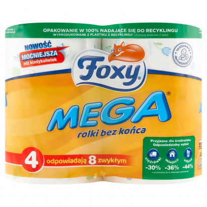Foxy Mega Papier toaletowy 4 rolki
