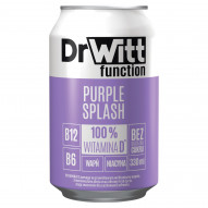 Dr Witt Function Purple Splash Gazowany napój owocowy o smaku gruszki i lawendy 330 ml