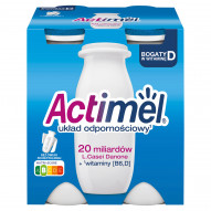 Actimel Napój jogurtowy klasyczny 400 g (4 x 100 g)