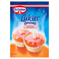 Dr. Oetker Lukier gotowy różowy 100 g