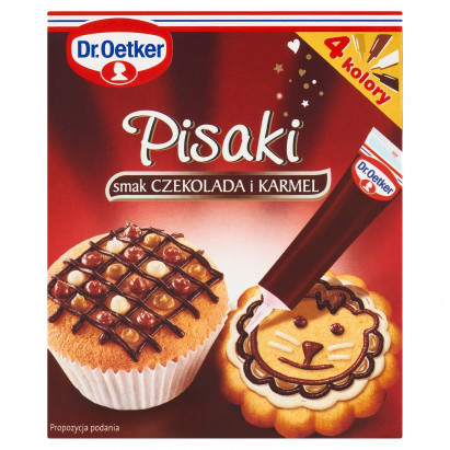 Dr. Oetker Pisaki smak czekolada i karmel 76 g (4 x 19 g)