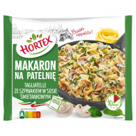 Hortex Makaron na patelnię tagliatelle ze szpinakiem w sosie śmietankowym 450 g