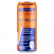 4Move Active Vitamin Fat Killer Gazowany napój smak grejpfruta i cytryny 330 ml