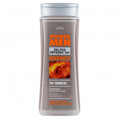Joanna Power Men Energy Żel pod prysznic 3w1 300 ml