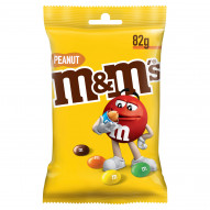 M&M's Peanut Orzeszki ziemne oblane czekoladą w kolorowych skorupkach 82 g