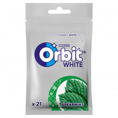 Orbit White Spearmint Bezcukrowa guma do żucia 29 g (21 sztuk)