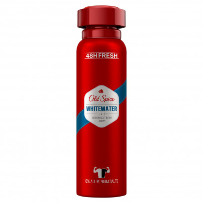 Old Spice Whitewater Dezodorant W Sprayu Dla Mężczyzn, 150ml, 48H Świeżości, 0% Aluminium