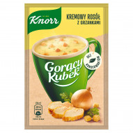 Knorr Gorący Kubek Kremowy rosół z grzankami 16 g