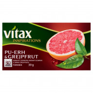 Vitax Inspirations Herbata czerwona aromatyzowana o smaku grejpfruta 39 g (30 x 1,3 g)