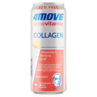 4MoveActive Vitamin Collagen Gazowany napój smak brzoskwiniowo-cytrusowy 330 ml