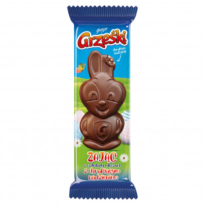 Grześki Zając z czekolady mlecznej z chrupiącym nadzieniem 29 g